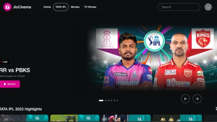 मुफ़्त में देखें IPL Match Jio Cinema पर